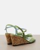 Valentino Garavani Valentino Garavani CÅur Royal leather wedge sandals - 3