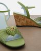 Valentino Garavani Valentino Garavani CÅur Royal leather wedge sandals - 6