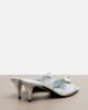 Valentino Garavani Valentino Garavani CÅur Royal metallic leather mules - 3