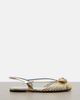Valentino Garavani Valentino Garavani CÅur Royal metallic leather slingback flats - 5