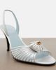Valentino Garavani Valentino Garavani CÅur Royal metallic leather slingback sandals - 6