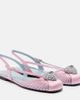 Valentino Garavani Valentino Garavani CÅur Royal satin slingback flats - 1