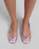 Valentino Garavani Valentino Garavani CÅur Royal satin slingback flats - 2