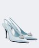 Valentino Garavani Valentino Garavani Cœur Royal satin slingback pumps - 1