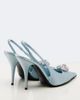 Valentino Garavani Valentino Garavani Cœur Royal satin slingback pumps - 3