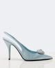 Valentino Garavani Valentino Garavani Cœur Royal satin slingback pumps - 5