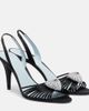 Valentino Garavani Valentino Garavani CÅur Royal satin slingback sandals - 1