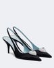 Valentino Garavani Valentino Garavani CÅur Royal velvet slingback pumps - 1