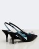 Valentino Garavani Valentino Garavani CÅur Royal velvet slingback pumps - 3