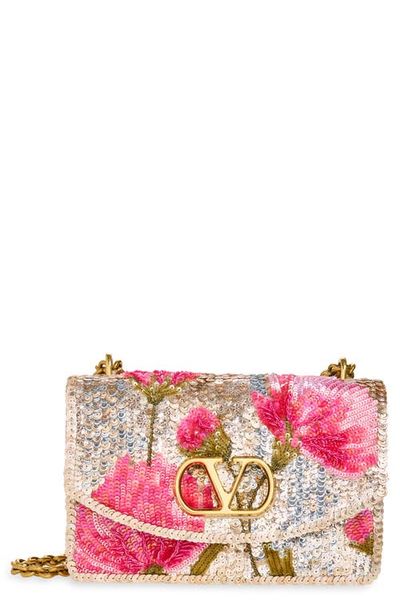 Valentino Garavani Valentino Garavani DeVain Sequin Shoulder Bag