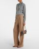 Valentino Garavani Valentino Garavani DeVain Small embroidered denim shoulder bag - 5