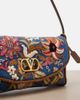 Valentino Garavani Valentino Garavani DeVain Small embroidered denim shoulder bag - 6