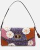 Valentino Garavani Valentino Garavani DeVain Small floral embellished shoulder bag - 1