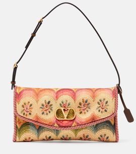 Valentino Garavani Valentino Garavani DeVain Small floral jacquard shoulder bag