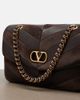 Valentino Garavani Valentino Garavani Djuna Medium chevron leather shoulder bag - 6