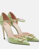 Valentino Garavani Valentino Garavani D'Orsay VLogo embellished leather pumps - 1