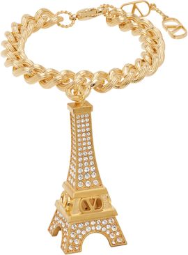 Valentino Garavani Valentino Garavani Eiffel Tower Charm Bracelet