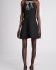 Valentino Garavani Valentino Garavani Embroidered Sequin Bow Wool & Silk Crepe Couture Minidress - 1