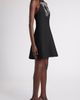 Valentino Garavani Valentino Garavani Embroidered Sequin Bow Wool & Silk Crepe Couture Minidress - 3