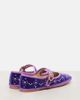 Valentino Garavani Valentino Garavani Endouce sequined velvet Mary Jane flats - 2