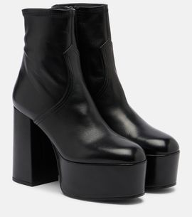 Valentino Garavani Valentino Garavani Fawcette leather platform ankle boots