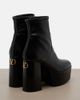 Valentino Garavani Valentino Garavani Fawcette leather platform ankle boots - 3
