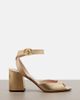 Valentino Garavani Valentino Garavani Fawcette metallic leather sandals - 5