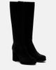 Valentino Garavani Valentino Garavani Fawcette VLogo suede knee-high boots - 1