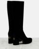 Valentino Garavani Valentino Garavani Fawcette VLogo suede knee-high boots - 3