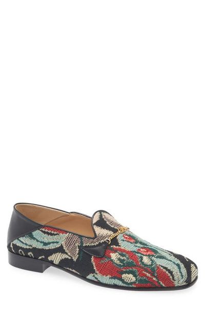 Valentino Garavani Valentino Garavani Floral Jacquard Bit Loafer