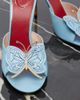 Valentino Garavani Valentino Garavani Flutterby embellished leather mules - 6