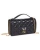 Valentino Garavani Valentino Garavani Flutterby Quilted Leather Wallet on a Chain - 1
