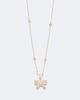Valentino Garavani Valentino Garavani Flutterby VLogo embellished necklace - 1