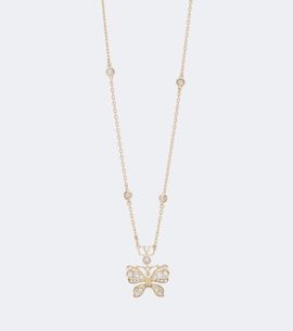 Valentino Garavani Valentino Garavani Flutterby VLogo embellished necklace