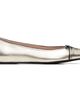 Valentino Garavani Valentino Garavani Gold Vlogo Signature Ballerina Flats - 1