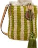 Valentino Garavani Valentino Garavani Green & Beige Small Bucket Bag - 2