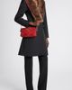 Valentino Garavani Valentino Garavani Grisaille Wool Coat with Genuine Fur Trim - 2