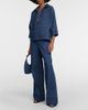 Valentino Garavani Valentino Garavani High-rise chambray wide-leg jeans - 2