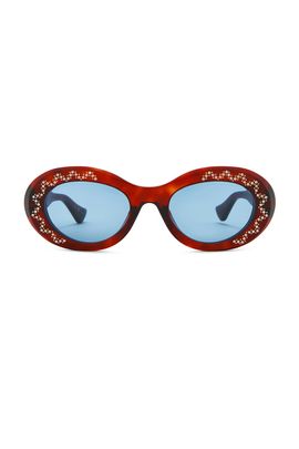 Valentino Garavani Valentino Garavani Icon V Logo Oval Sunglasses
