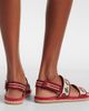 Valentino Garavani Valentino Garavani Leather-trimmed espadrille sandals - 2