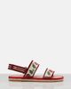 Valentino Garavani Valentino Garavani Leather-trimmed espadrille sandals - 5