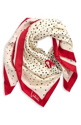Valentino Garavani Valentino Garavani Little Stars Print Silk Scarf