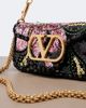 Valentino Garavani Valentino Garavani Locò Small embellished satin top-handle bag - 6