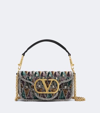 Valentino Garavani Valentino Garavani Loco Small embellished shoulder bag
