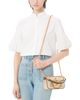 Valentino Garavani Valentino Garavani Loco VLogo Small Embroidered Linen Shoulder Bag - 2