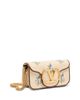 Valentino Garavani Valentino Garavani Loco VLogo Small Embroidered Linen Shoulder Bag - 4