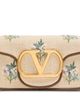 Valentino Garavani Valentino Garavani Loco VLogo Small Embroidered Linen Shoulder Bag - 6