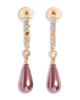 Valentino Garavani Valentino Garavani Logo Linear Drop Earrings, 1.6L - 1