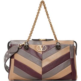 Valentino Garavani Valentino Garavani Medium Panthea Chevron Nappa Shoulder Bag