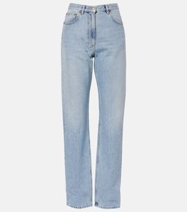 Valentino Garavani Valentino Garavani Mid-rise wide-leg jeans